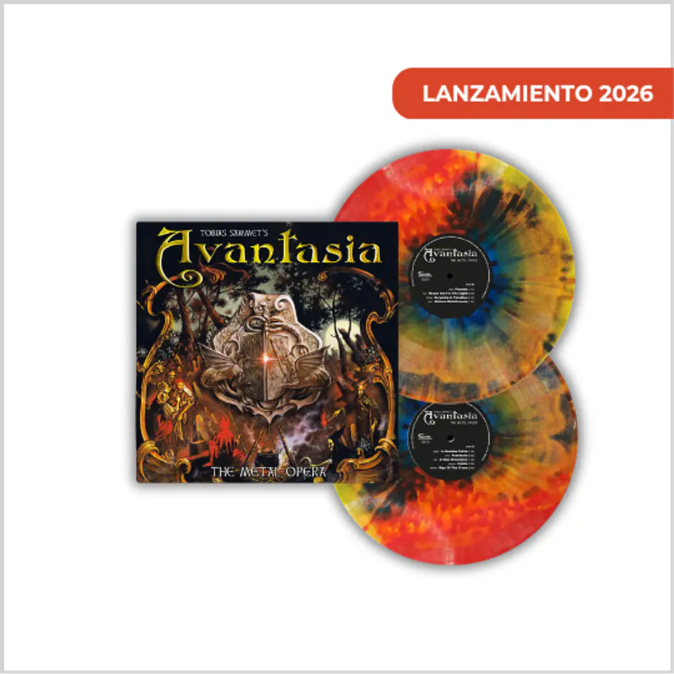 Vinilo Avantasia - The Metal Opera (25 Year Edition/Color Vinyl/2LP/180g) (Preventa) 1