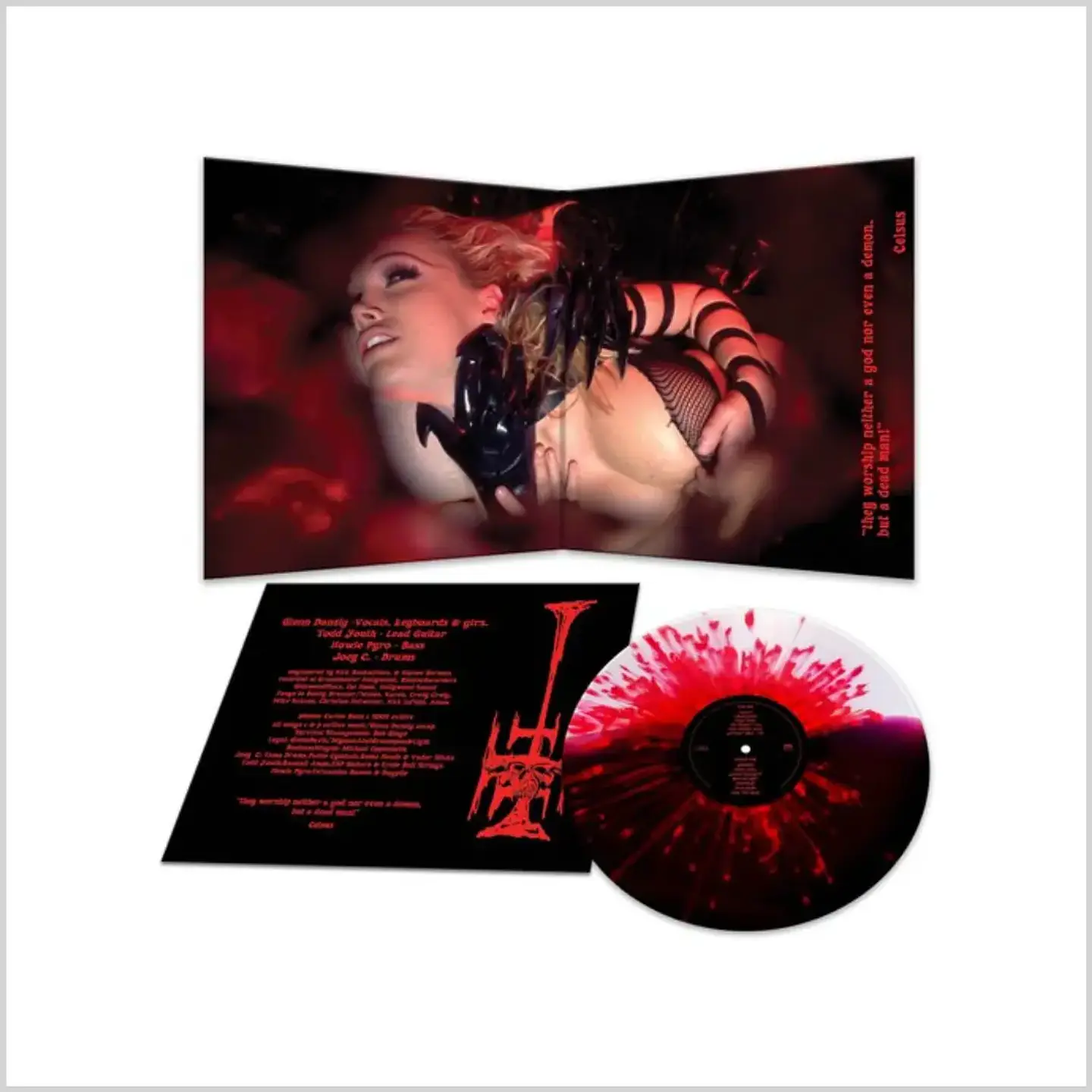Vinilo Danzig - 777: I Luciferi (Black, White, Red Splatter) | Heavy Metal 2
