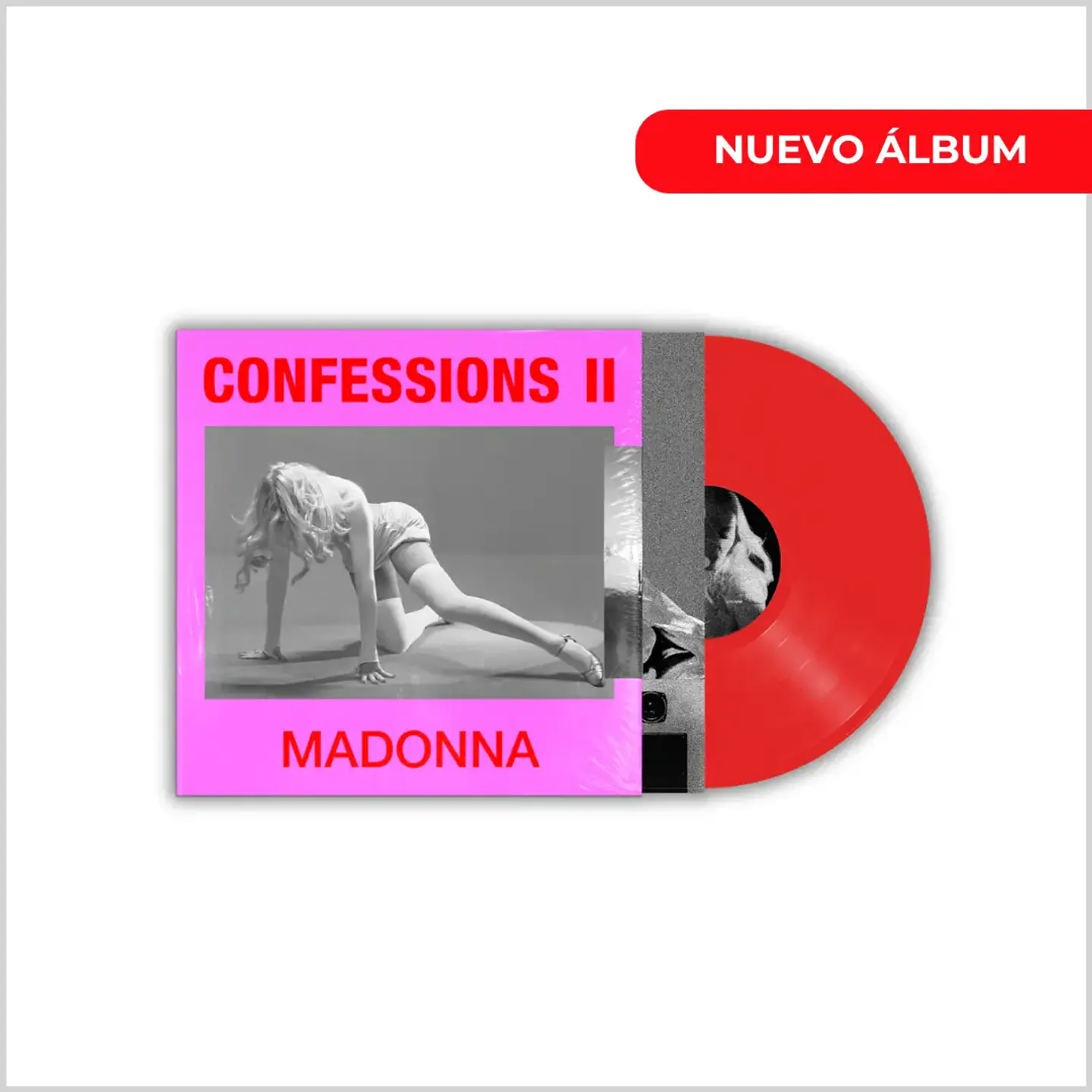 Vinilo Madonna - Confessions II (Translucent Red Vinyl) (Preventa) 1