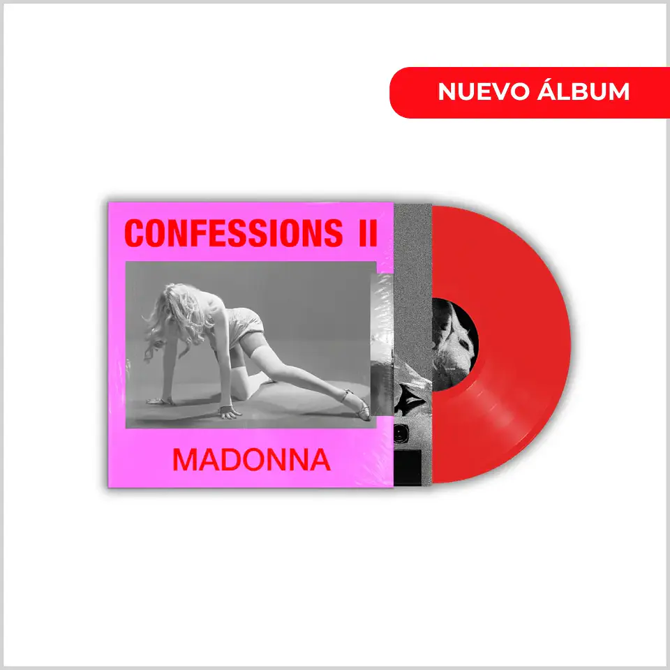 Vinilo Madonna - Confessions II (Translucent Red Vinyl) (Preventa) 1