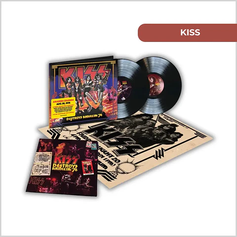 Vinilo Kiss - Destroys Anaheim '76 (180g 2LP) (Preventa)