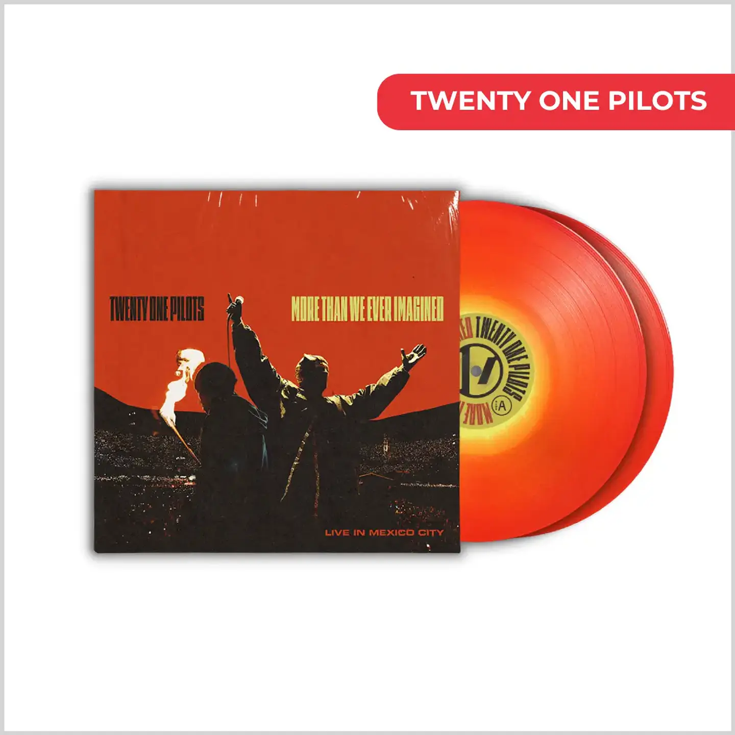 Vinilo Twenty One Pilots - More Than We Ever Imagined (Live in Mexico City, Red 2LP) (Preventa) 1