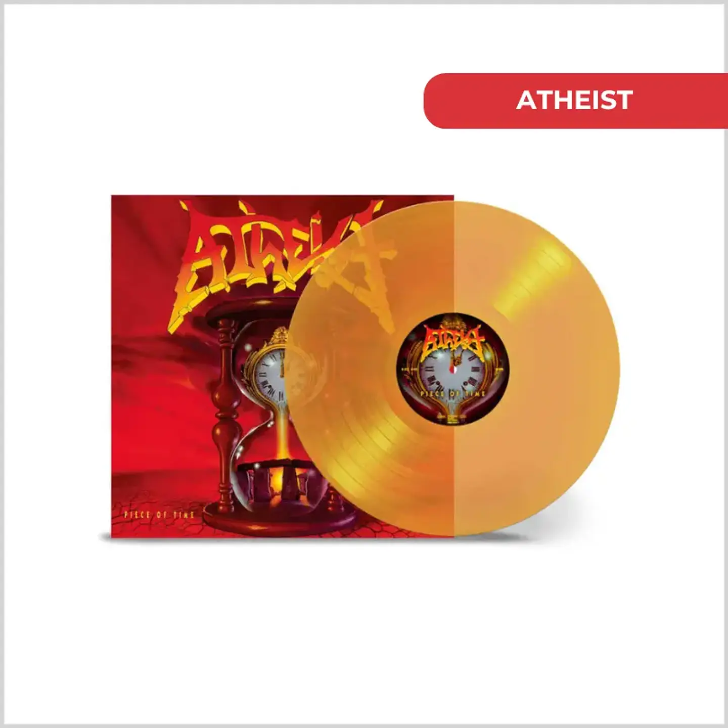 Vinilo Atheist - Piece of Time (Naranjo Transparente) (Preventa) 1