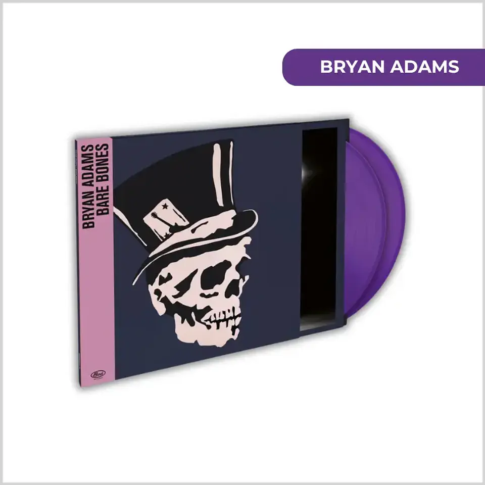 Vinilo Bryan Adams - Bare Bones (Púrpura, 2LP) (Preventa) 1