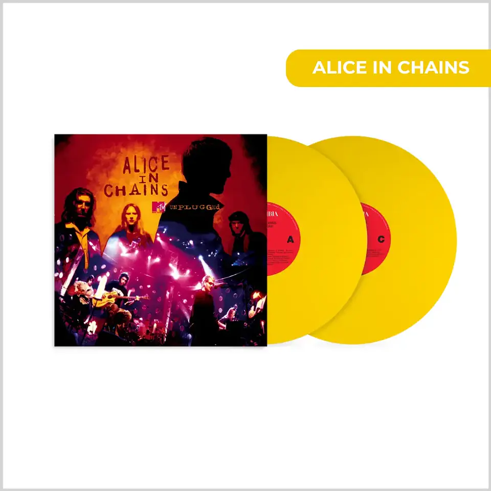 Vinilo Alice In Chains - Mtv Unplugged (30 Aniversario Canary Yellow Indie Exclusive 2LP) PREVENTA 1