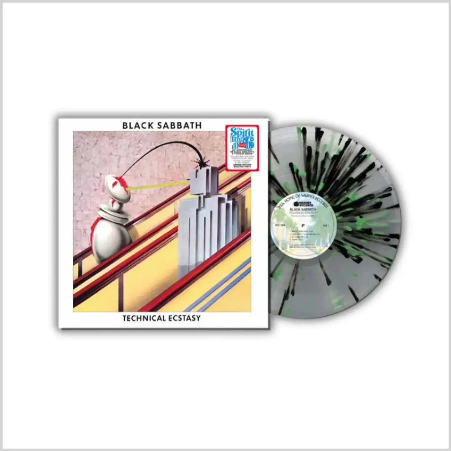 Vinilo Black Sabbath - Technical Ecstasy (Clear, Green & Black Splatter) | Heavy Metal 1