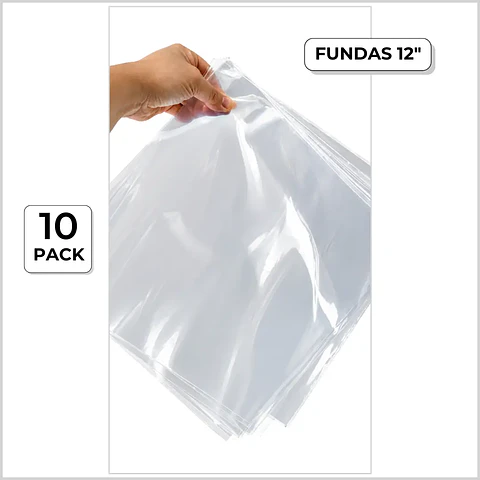 Funda para Vinilos 12" de Polipropileno (1LP, 2LP y Gatefold)