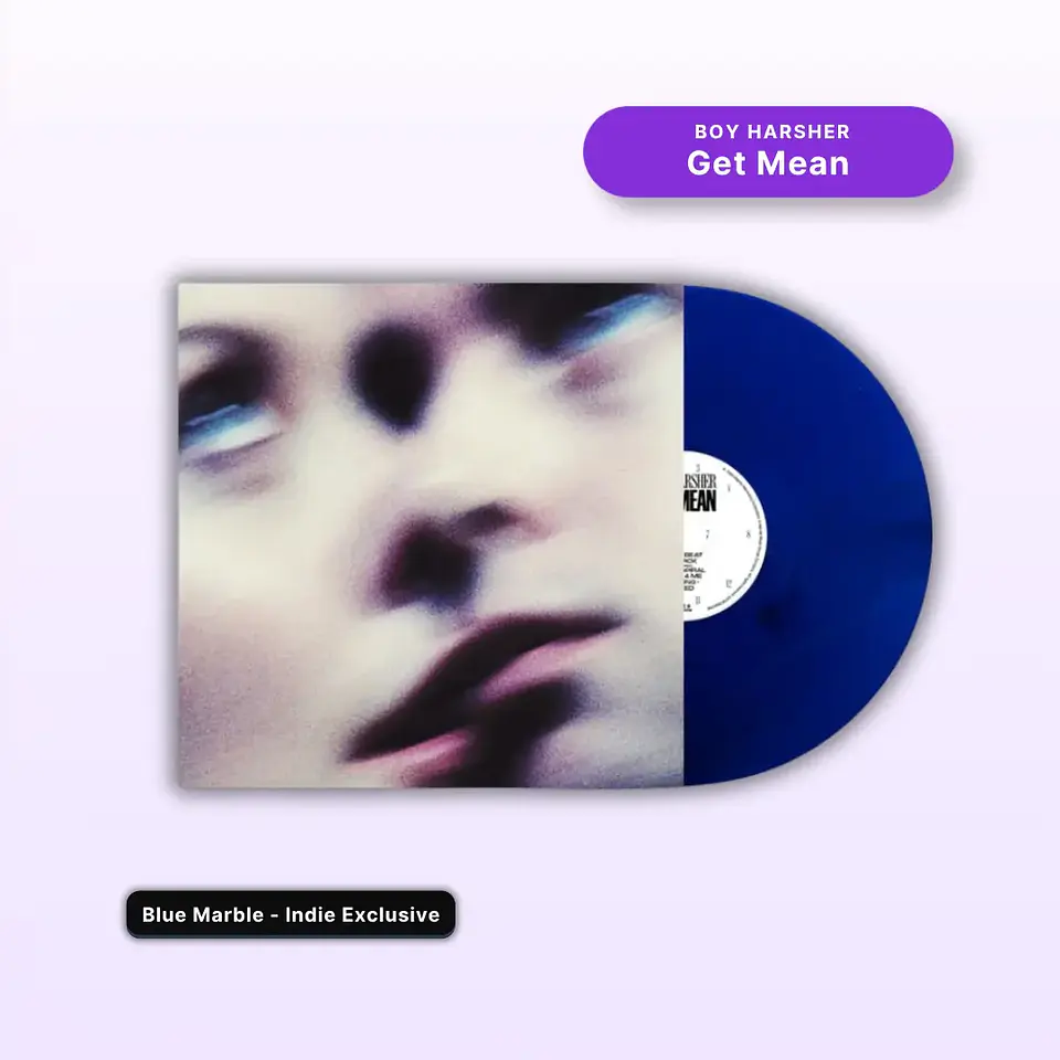 Vinilo Boy Harsher - Get Mean (Blue Marble, Indie Exclusive) (Preventa) 1