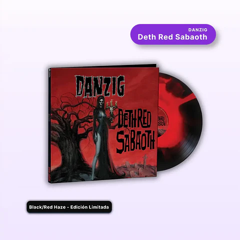 Vinilo Danzig - Deth Red Sabaoth (Black/Red Haze, Edición Limitada) (Preventa)