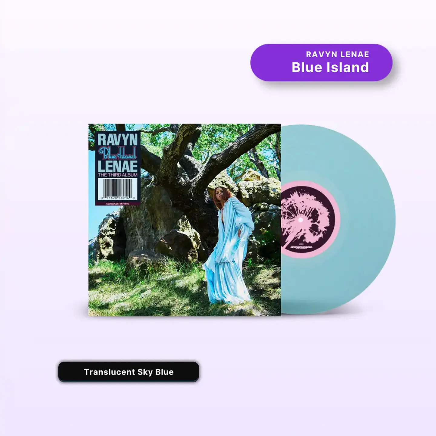 Vinilo Ravyn Lenae - Blue Island (Translucent Sky Blue) (LP) 1