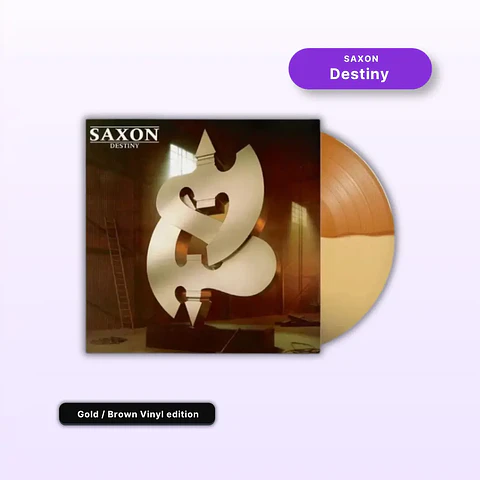 Vinilo Saxon - Destiny (Gold/Brown Vinyl Edition)