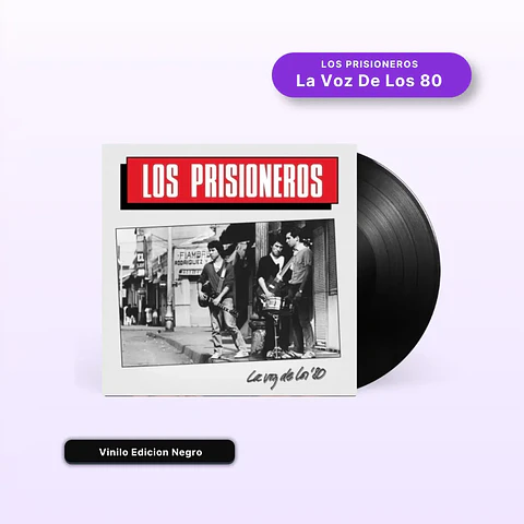Vinilo Los Prisioneros - La Voz De Los 80