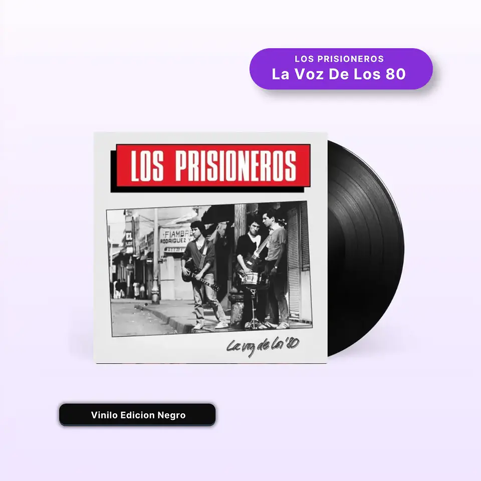 Vinilo Los Prisioneros - La Voz De Los 80 1