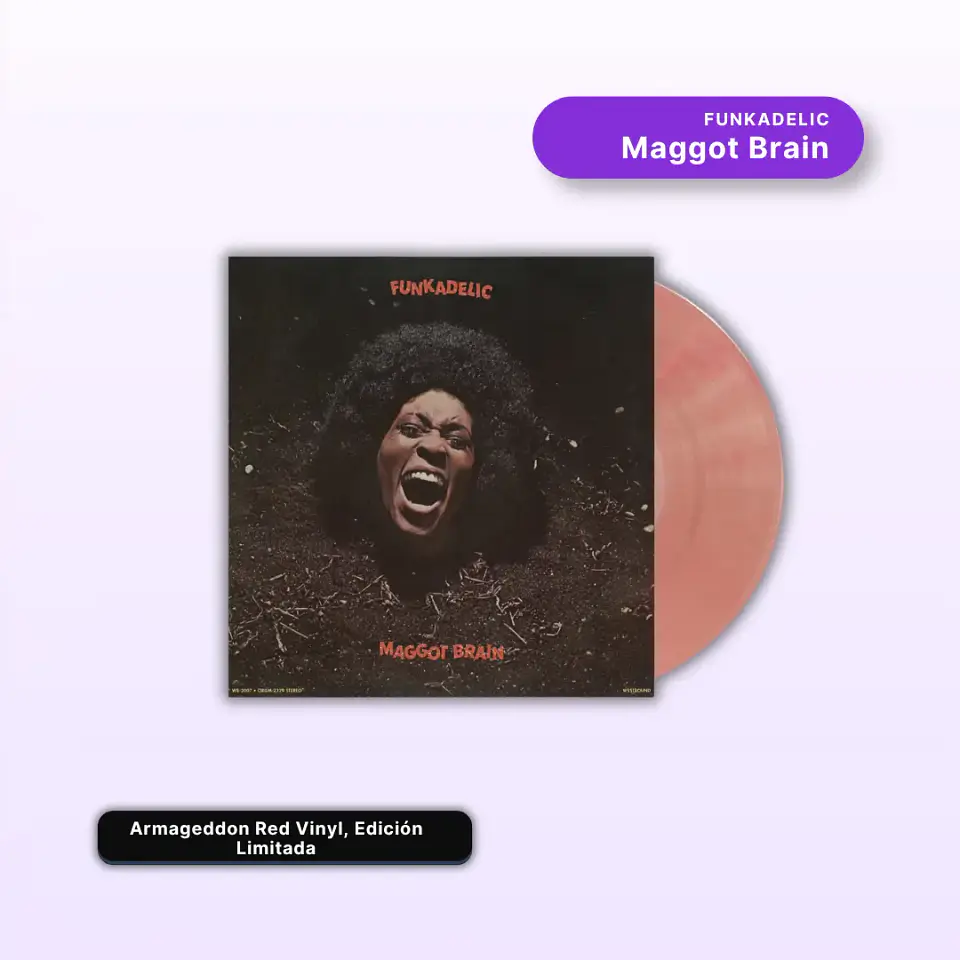 Vinilo Funkadelic - Maggot Brain (Armageddon Red Vinyl, Edición Limitada) (Preventa) 1