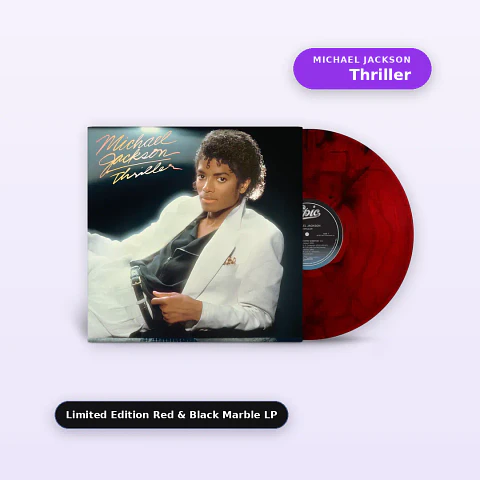 Vinilo Michael Jackson - Thriller (Limited Edition Red & Black Marble LP) (Preventa)