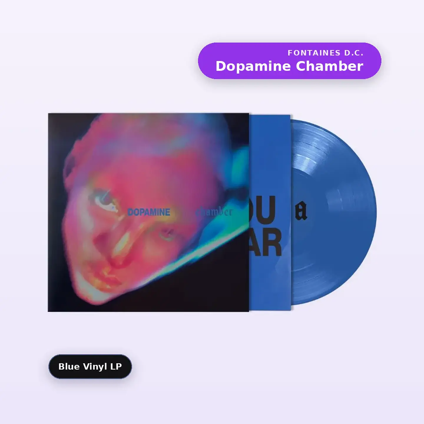 Vinilo Fontaines D.C. - Dopamine Chamber (Blue Vinyl LP) (Preventa) 1