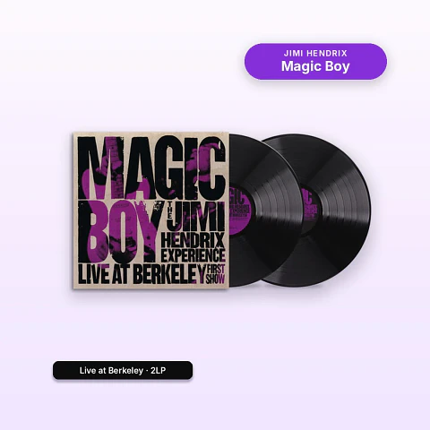 Vinilo Jimi Hendrix - Magic Boy: Live At Berkeley First Show (2LP) (Preventa)