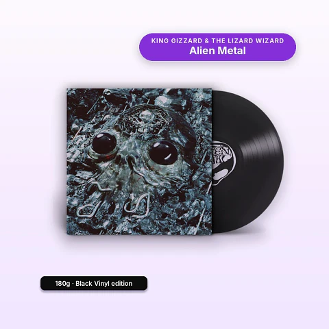 Vinilo King Gizzard & The Lizard Wizard - Alien Metal (Translucent Black 180g LP) (Preventa)