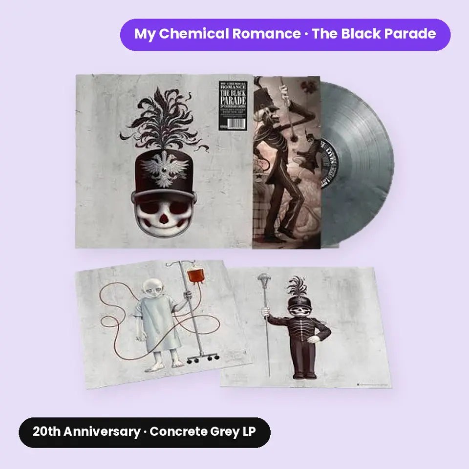 Vinilo My Chemical Romance - The Black Parade (20th Anniversary Concrete Grey LP) (Preventa) 1