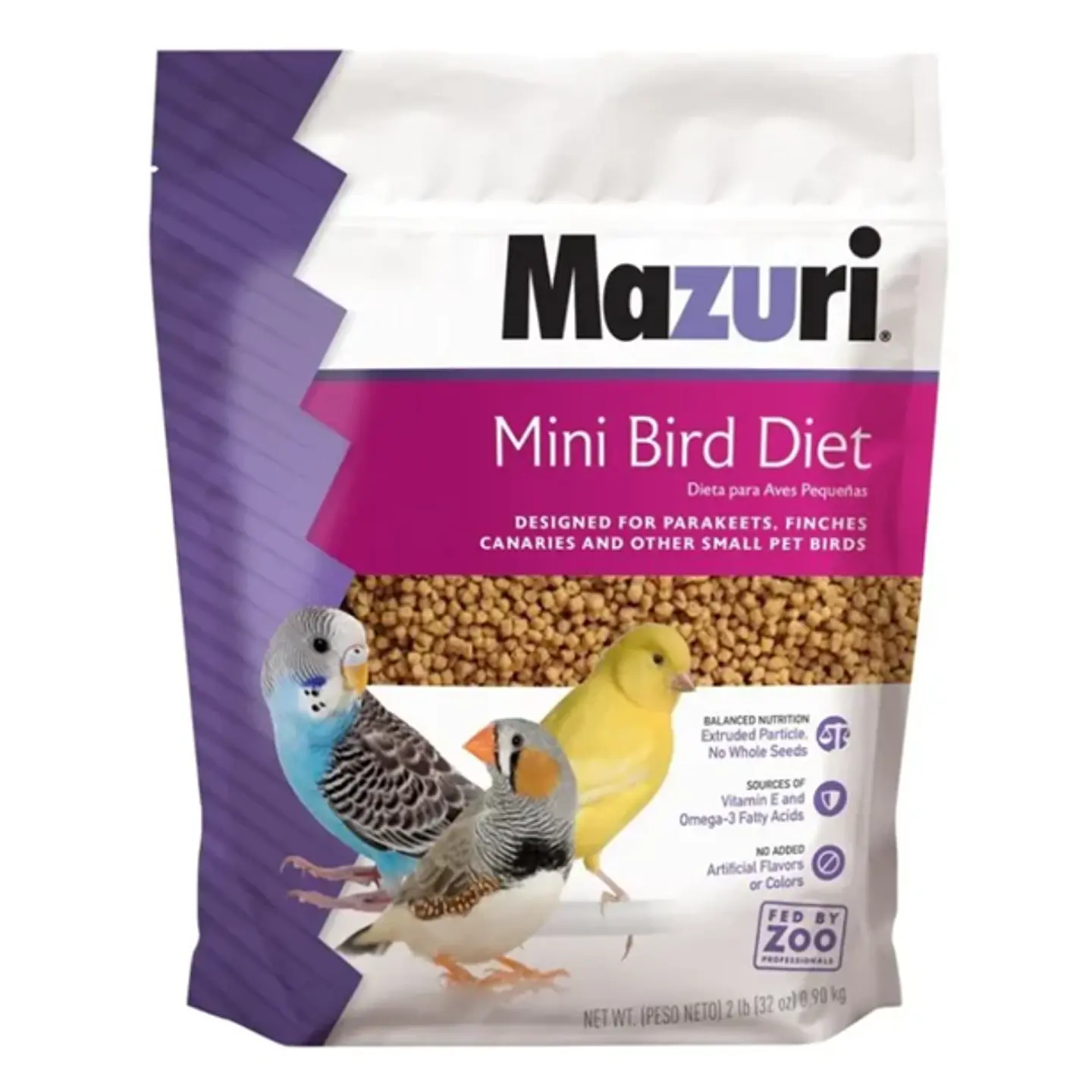MAZURI SMALL MINI BIRD DIET (0,9 KG) 1