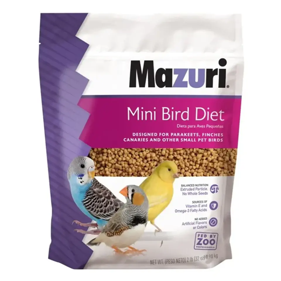 MAZURI SMALL MINI BIRD DIET (0,9 KG) 1