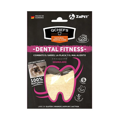 QCHEFS DENTAL SNACK GRANULADO GATO (80 GR)