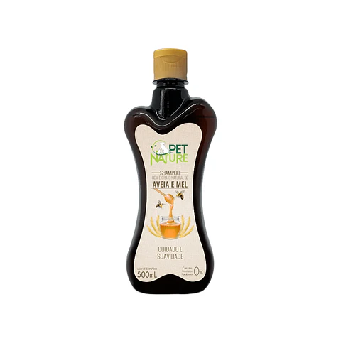 SHAMPOO PETNATURE AVENA Y MIEL 500 ML