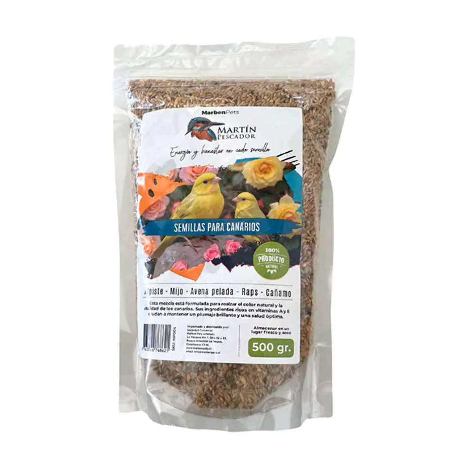 MIX SEMILLA CANARIOS 500 GR 1