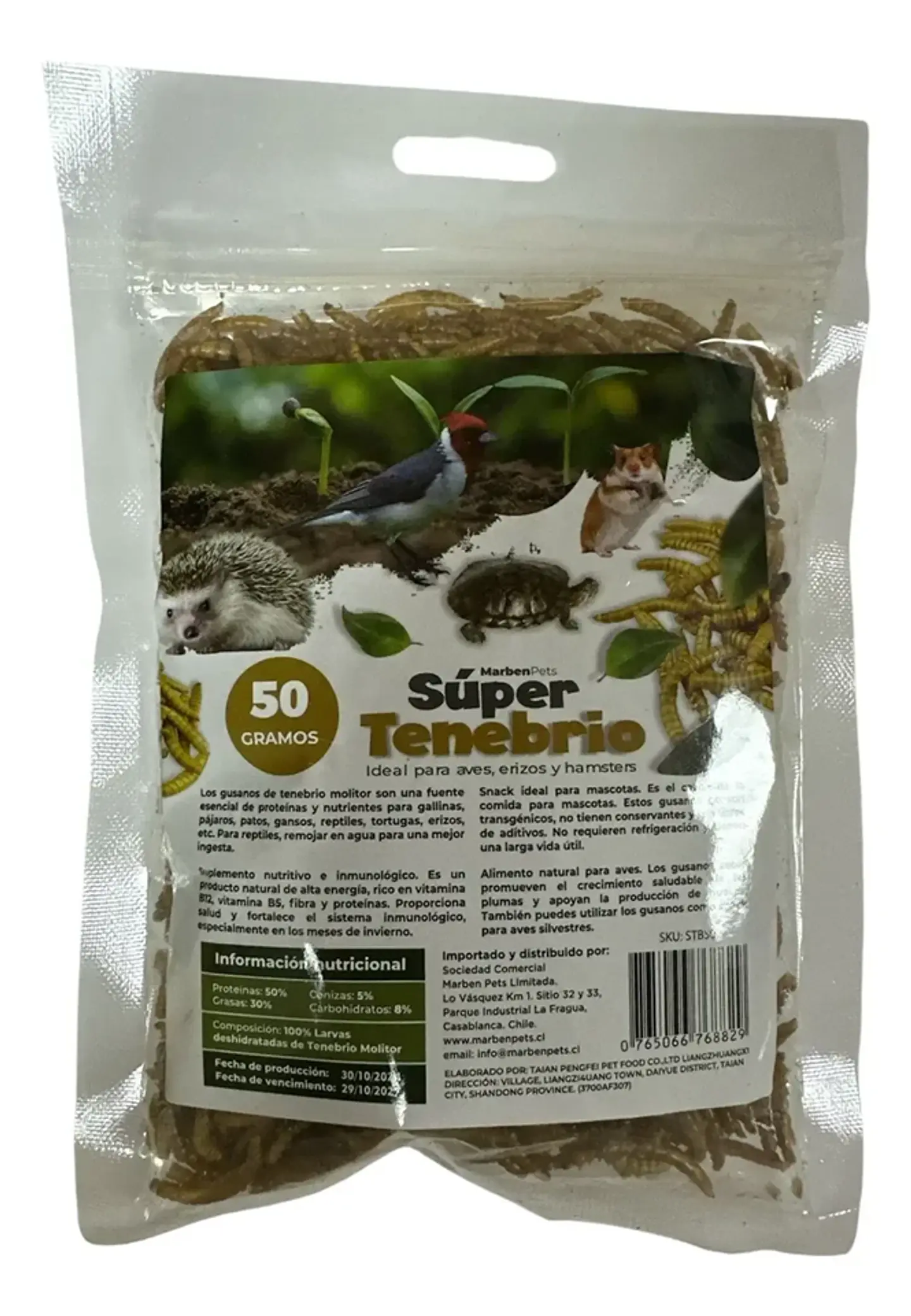 TENEBRIOS DESHIDRATADOS 50 GR 1