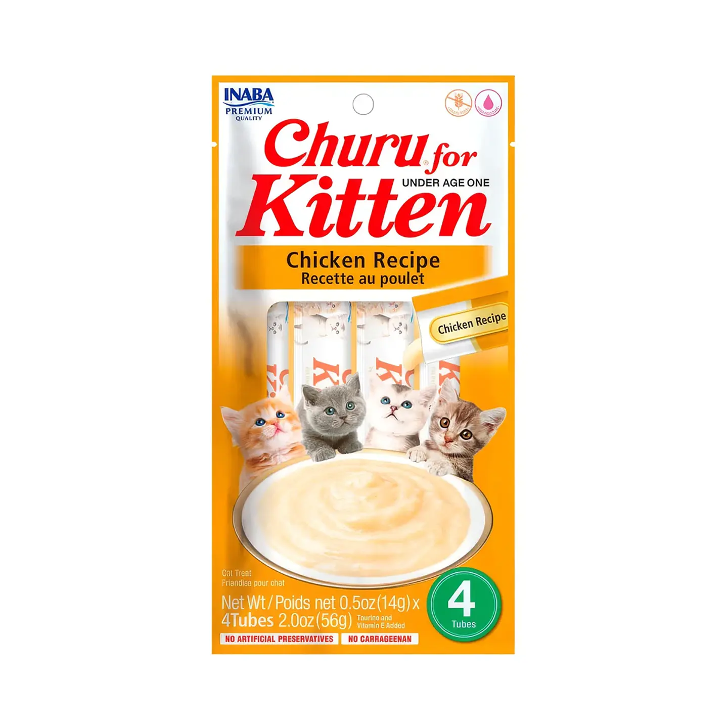 CHURU KITTEN POLLO 14 GR (4 TUBOS) 1