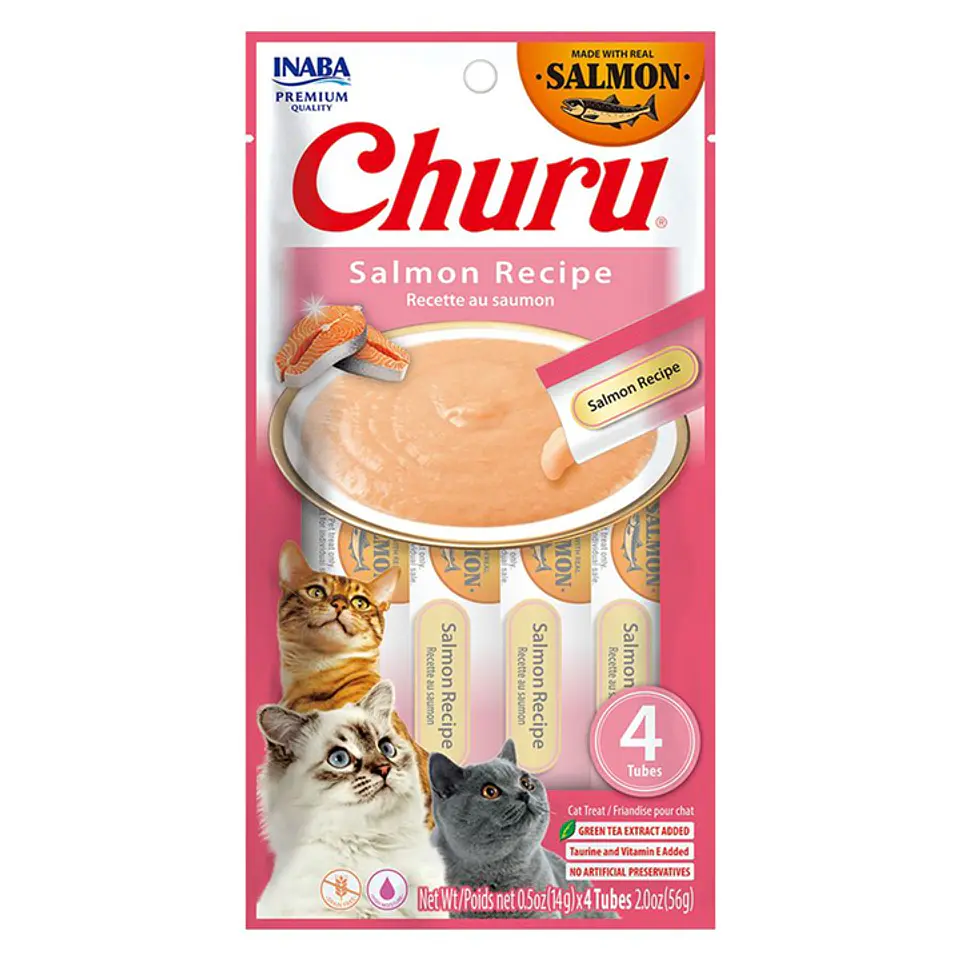 CHURU CAT ATUN SALMON 14 GR (4 TUBOS) 1