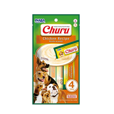 CHURU DOG POLLO 14 GR (4 TUBOS)