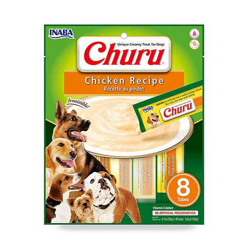 CHURU DOG POLLO 20 GR (8 TUBOS)