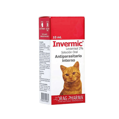 INVERMIC GOTAS PARA GATOS 10 ML