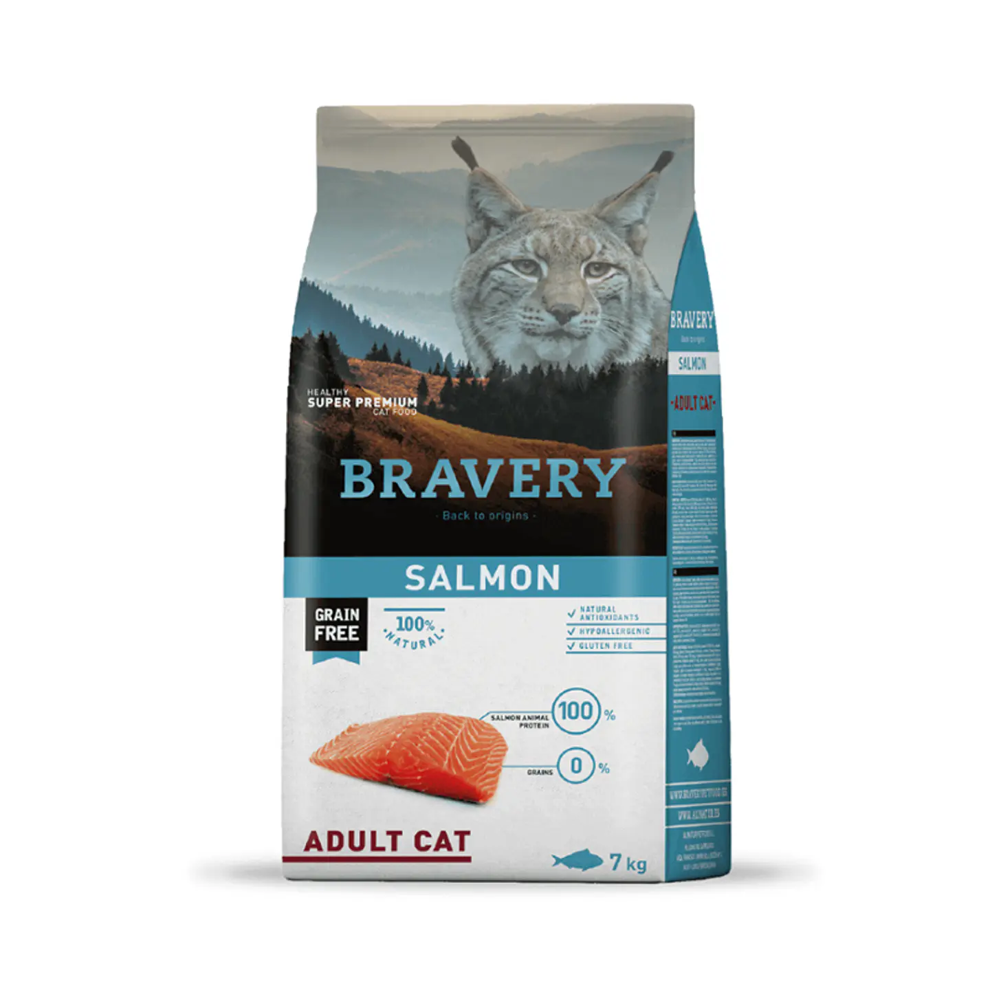 BRAVERY GATO ADULTO SALMON 7 KG 1