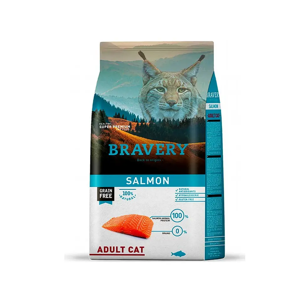 BRAVERY GATO ADULTO SALMON 2 KG 1