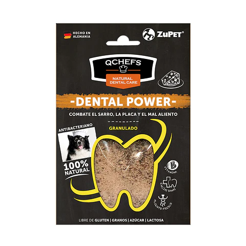 QCHEFS DENTAL SNACK GRANULADO PERRO (90 GR)