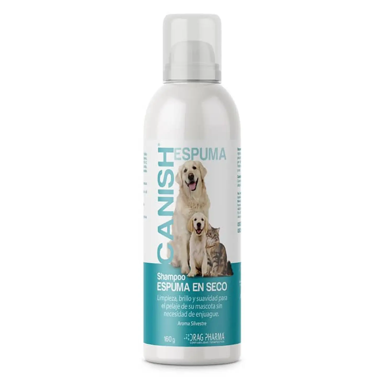 Espuma seca Canish perro y gato 160 gr. 1