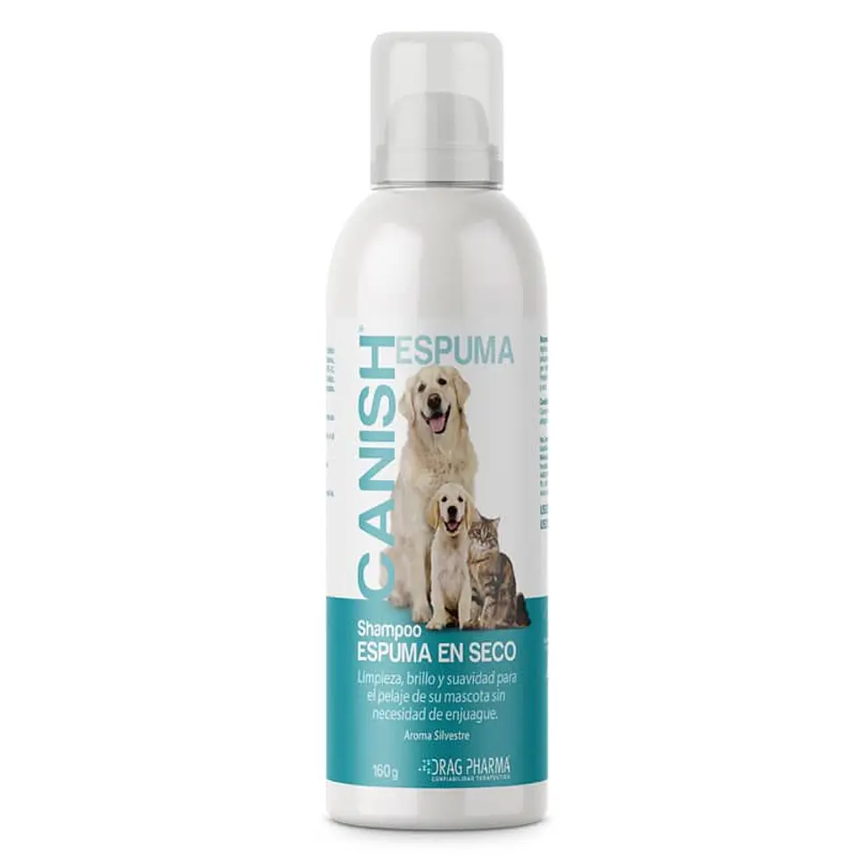 Espuma seca Canish perro y gato 160 gr. 1