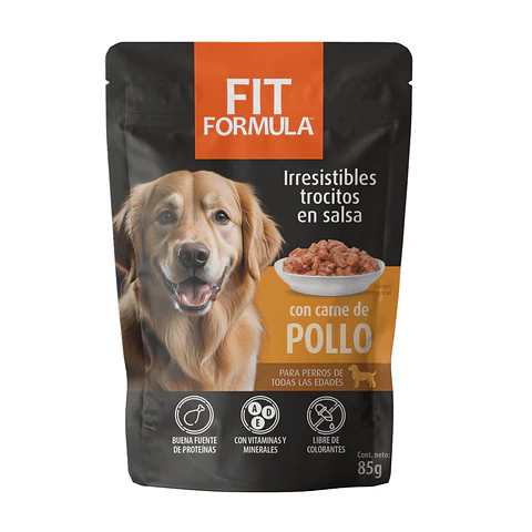 Sachet Fit Formula Perro Sabor Pollo 85 gr.