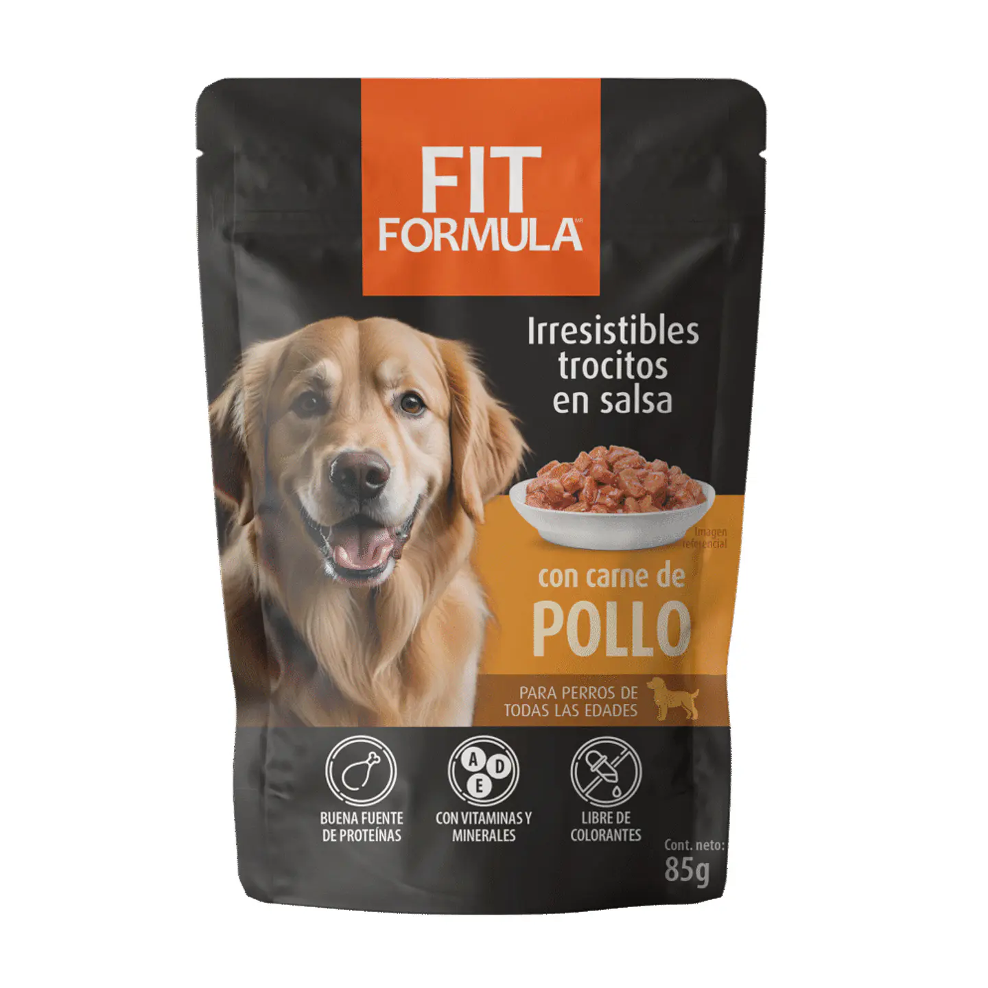 Sachet Fit Formula Perro Sabor Pollo 85 gr. 1
