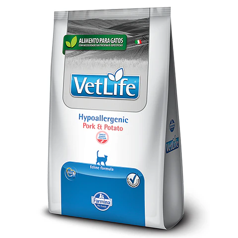 Vetlife Gato Hipoalergénico Cerdo y Papa 2 Kg
