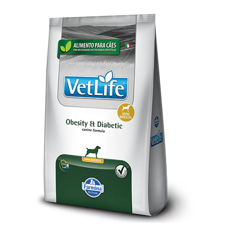Vetlife Perro Raza Pequeña Obesity y Diabetic 2 Kg. 1