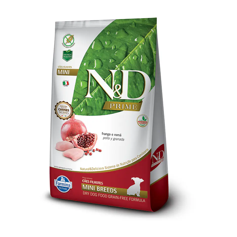 N&D Prime Perro Cachorro Raza Pequeña Pollo 2,5 Kg. 1