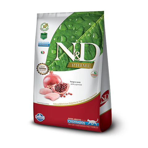 N&D Prime Gato Adulto Castrado Pollo 1,5 Kg.