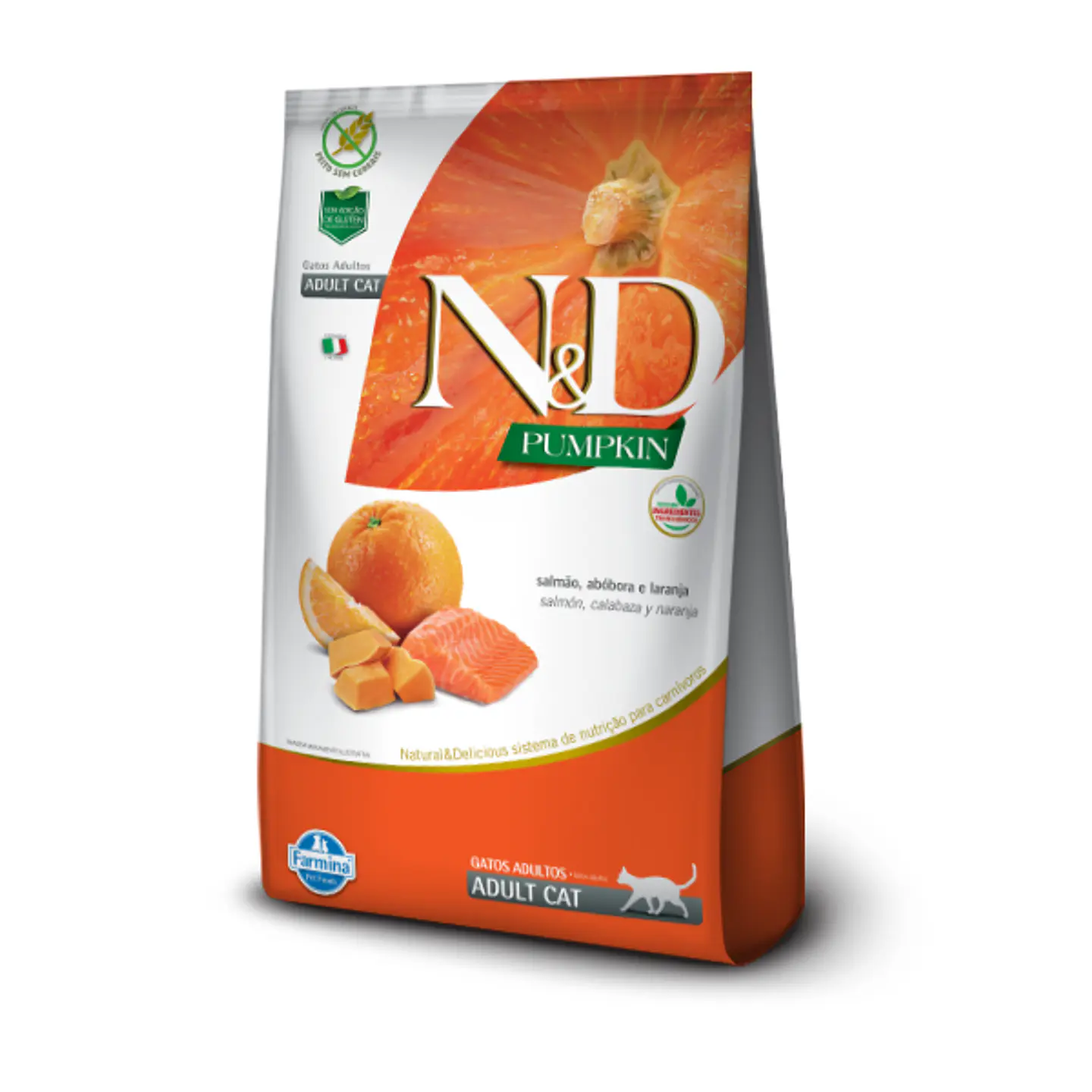 N&D Pumpkin Gato Adulto Salmon 1,5 Kg. 1