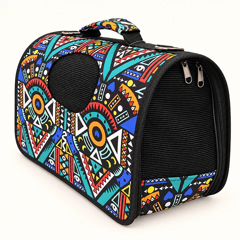 Bolso Transporte Diseño Tribal L
