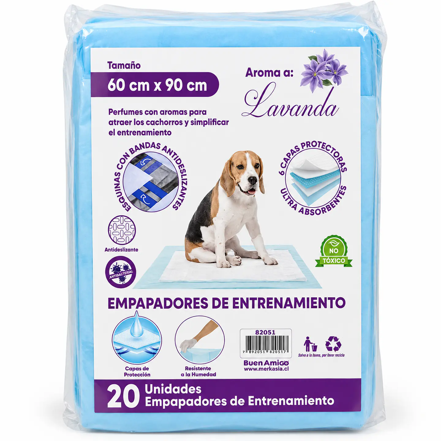 Sabanilla Lavanda 20 Unidades 60x90 cm. 1