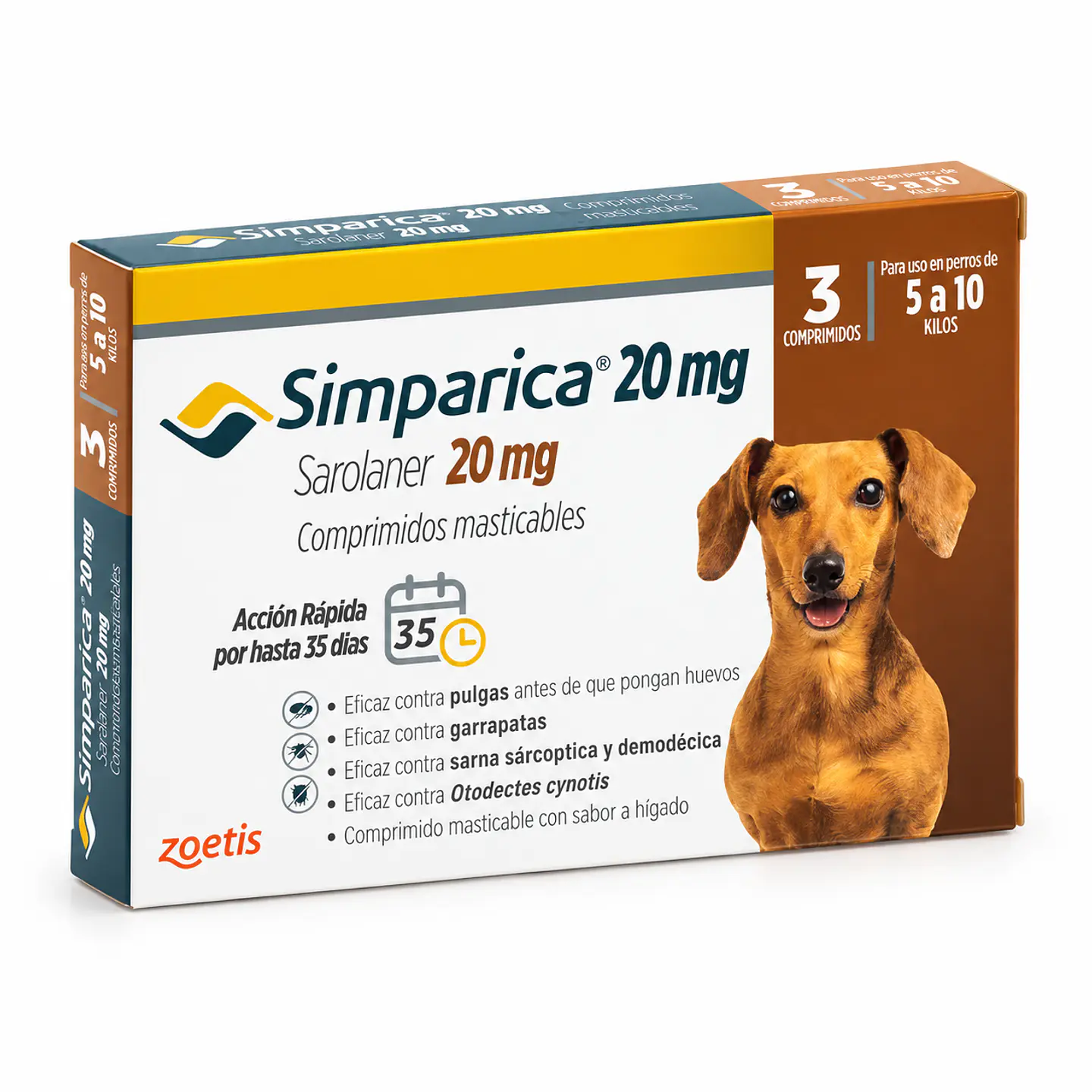 Simparica 20 mg x 3 Comprimidos (5 a 10 kg) 1