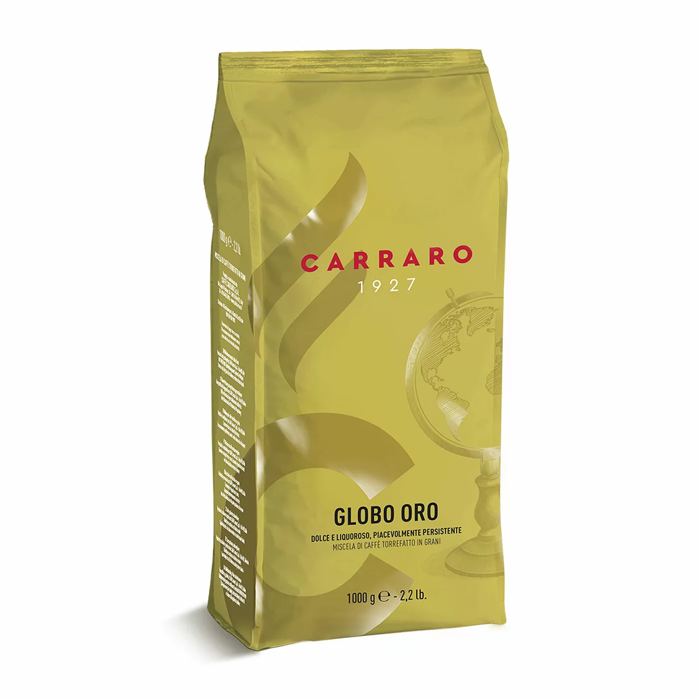Café en Grano Globo Oro 1kg Carraro 1